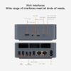 Beelink EQR5 Mini PC, AMD Ryzen 5 5650U, 6C/12T, up to 4.2Ghz, Mini Computer 16GB DDR4 RAM 500GB PCIe3.0 SSD, 4K Dual Screen, Dual HDMI/Dual Gigabit Ethernet/WiFi6/BT5.2