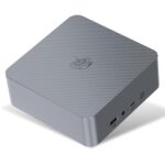 Beelink EQR6 Mini PC, AMD Ryzen 5 6600U(6C/12T to 4.5Ghz), 24GB LPDDR5 RAM 500GB PCIe4.0 SSD Mini Computer, WiFi6, BT5.2, Dual HDMI, Dual 1000M LAN, USB3, Type-C