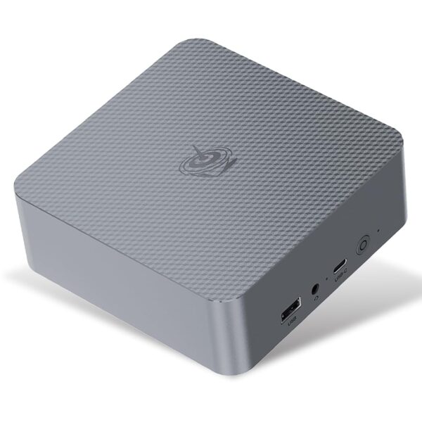 Beelink EQR6 Mini PC, AMD Ryzen 5 6600U(6C/12T to 4.5Ghz), 24GB LPDDR5 RAM 500GB PCIe4.0 SSD Mini Computer, WiFi6, BT5.2, Dual HDMI, Dual 1000M LAN, USB3, Type-C
