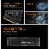 Beelink EQR6 Mini PC, AMD Ryzen 9 6900HX (8C/16T up to 4.9Ghz), 32G DDR5 RAM 500GB PCIe4.0 SSD Mini Computer, WiFi6, BT5.2, Dual HDMI, Dual 1000M LAN, USB3.2, Type-C
