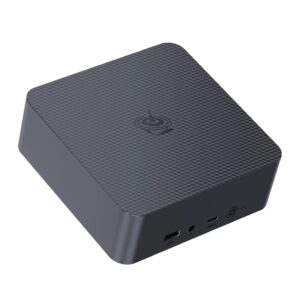 Beelink EQR6 Mini PC, AMD Ryzen 9 6900HX (8C/16T up to 4.9Ghz), 32G DDR5 RAM 500GB PCIe4.0 SSD Mini Computer, WiFi6, BT5.2, Dual HDMI, Dual 1000M LAN, USB3.2, Type-C