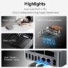 Beelink EQR6 Mini PC, AMD Ryzen 9 6900HX (8C/16T up to 4.9Ghz), 32G DDR5 RAM 500GB PCIe4.0 SSD Mini Computer, WiFi6, BT5.2, Dual HDMI, Dual 1000M LAN, USB3.2, Type-C