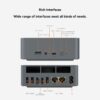 Beelink EQR6 Mini PC, AMD Ryzen 9 6900HX (8C/16T up to 4.9Ghz), 32G DDR5 RAM 500GB PCIe4.0 SSD Mini Computer, WiFi6, BT5.2, Dual HDMI, Dual 1000M LAN, USB3.2, Type-C