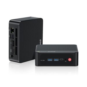 Beelink SER5 Mini PC, AMD Ryzen 5 5500U (6 Cores/12 Threads) up to 4.0GHz, Mini Computer with 32GB DDR4 RAM, 500GB NVME SSD, Micro PC with Dual Display 4K@60Hz, RJ45...