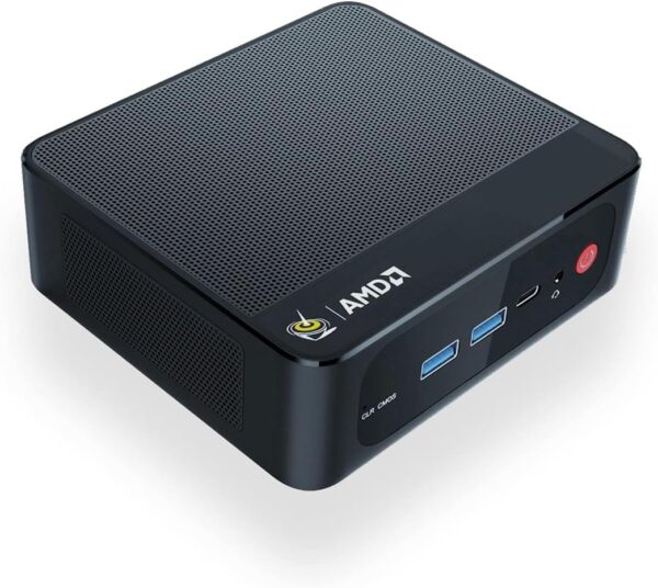 Beelink SER5 Pro Mini PC, AMD Ryzen 7 Pro 5825U 8-core 16-thread up to 4.5GHz, 16GB RAM, 500GB SSD, 4K display at 60Hz with support for up to 3 displays (HDMI/DP/Type-C)
