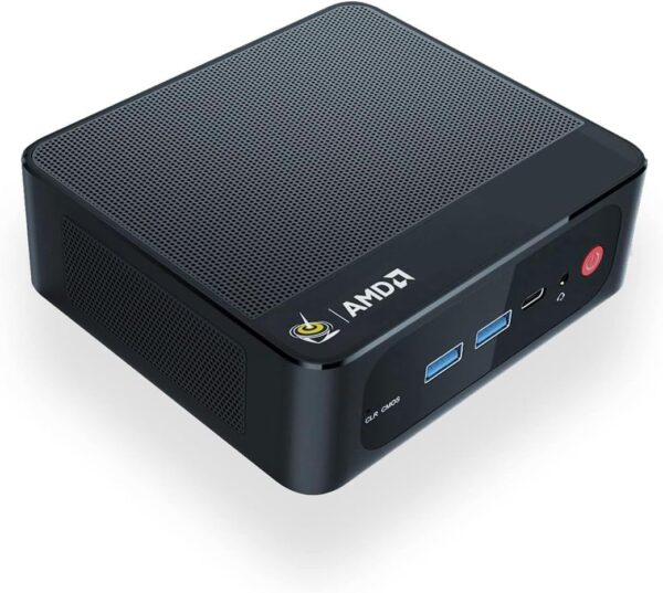 Beelink SER5 Pro Mini PC, AMD Ryzen 7 Pro 5825U 8-core 16-thread up to 4.5GHz, 16GB RAM, 500GB SSD, 4K display at 60Hz with support for up to 3 displays (HDMI/DP/Type-C)