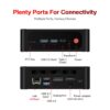 Beelink SER5 Pro Mini PC, AMD Ryzen 7 Pro 5825U 8-core 16-thread up to 4.5GHz, 16GB RAM, 500GB SSD, 4K display at 60Hz with support for up to 3 displays (HDMI/DP/Type-C)