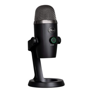 Blue Microphones Yeti Nano Premium - Professional Condenser USB Microphone with Multiple Pickup and Monitoring Patterns, Latency-Free, for Recording and streaming on PC and Mac,...
