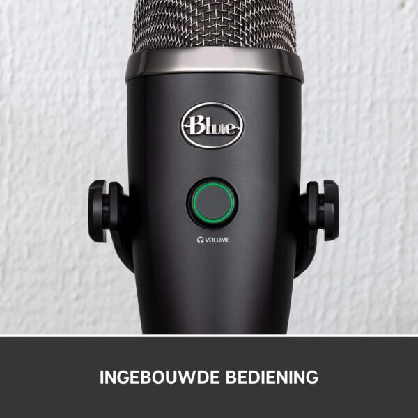 Blue Microphones Yeti Nano Premium - Professional Condenser USB Microphone with Multiple Pickup and Monitoring Patterns, Latency-Free, for Recording and streaming on PC and Mac,...