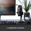 Blue Microphones Yeti Nano Premium - Professional Condenser USB Microphone with Multiple Pickup and Monitoring Patterns, Latency-Free, for Recording and streaming on PC and Mac,...