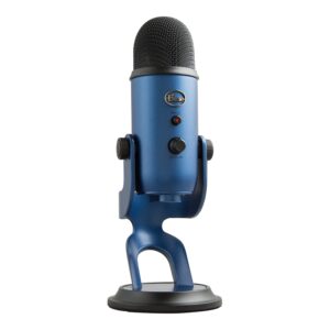 Blue Yeti USB Microphone for Recording, Streaming, Gaming, Podcasting, Condenser Mic for Laptop or Computer, PC and Mac, Blue VO!CE Effects, Adjustable Stand, Plug and Play - Blue