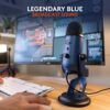 Blue Yeti USB Microphone for Recording, Streaming, Gaming, Podcasting, Condenser Mic for Laptop or Computer, PC and Mac, Blue VO!CE Effects, Adjustable Stand, Plug and Play - Blue