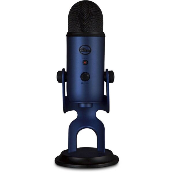 Blue Yeti USB Microphone for Recording, Streaming, Gaming, Podcasting, Condenser Mic for Laptop or Computer, PC and Mac, Blue VO!CE Effects, Adjustable Stand, Plug and Play - Blue