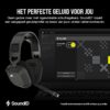Corsair CA-9011295-EU HS80 MAX WIRELESS Multiplatform Gaming Headset met Bluetooth - Dolby Atmos - Microfoon van Uitzendkwaliteit - iCUE Compatibel - PC Mac PS5 PS4 Mobiel -...
