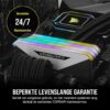 Corsair CMN16GX4M2Z3200C16W VENGEANCE RGB RT 16GB (2x8GB) DDR4 3200 (PC4-25600) C16 1.35V Desktop Memory,White