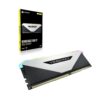 Corsair CMN16GX4M2Z3200C16W VENGEANCE RGB RT 16GB (2x8GB) DDR4 3200 (PC4-25600) C16 1.35V Desktop Memory,White