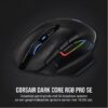 Corsair Dark Core RGB Pro SE Wireless/Wired Gaming Mouse with Qi Wireless Charging (18000 DPI Sensor, 8 Programmable Buttons, Dynamic iCUE RGB Lighting) Black