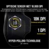 Corsair Dark Core RGB Pro SE Wireless/Wired Gaming Mouse with Qi Wireless Charging (18000 DPI Sensor, 8 Programmable Buttons, Dynamic iCUE RGB Lighting) Black