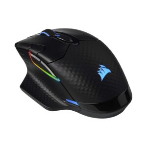 Corsair Dark Core RGB Pro SE Wireless/Wired Gaming Mouse with Qi Wireless Charging (18000 DPI Sensor, 8 Programmable Buttons, Dynamic iCUE RGB Lighting) Black