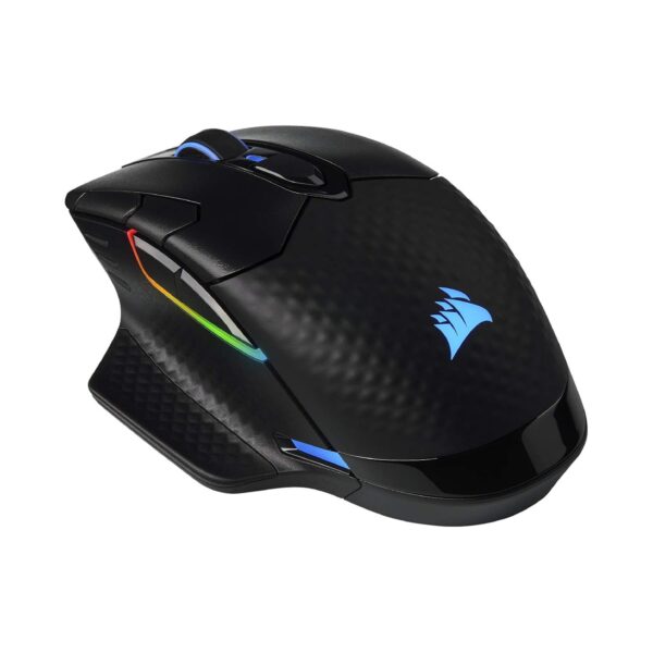 Corsair Dark Core RGB Pro SE Wireless/Wired Gaming Mouse with Qi Wireless Charging (18000 DPI Sensor, 8 Programmable Buttons, Dynamic iCUE RGB Lighting) Black