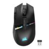 CORSAIR DARKSTAR WIRELESS MMO/MOBA Gaming Mouse - 26,000 DPI - 15 Programmable Buttons - Voltage Reducing Design - Long Battery Life - Black