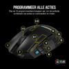 CORSAIR DARKSTAR WIRELESS MMO/MOBA Gaming Mouse - 26,000 DPI - 15 Programmable Buttons - Voltage Reducing Design - Long Battery Life - Black