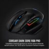 CORSAIR DARKSTAR WIRELESS MMO/MOBA Gaming Mouse - 26,000 DPI - 15 Programmable Buttons - Voltage Reducing Design - Long Battery Life - Black