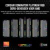 CORSAIR DOMINATOR PLATINUM RGB DDR5 32GB (2x16GB) DDR5 6000MHz CL30 AMD EXPO Intel XMP iCUE Compatible Computer Memory – Grey (CMT32GX5M2B6000Z30K)