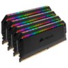 Corsair DOMINATOR PLATINUM RGB High Performance Desktop Memory Kit DDR4 4 x 16 GB, 3600 MHz, Black