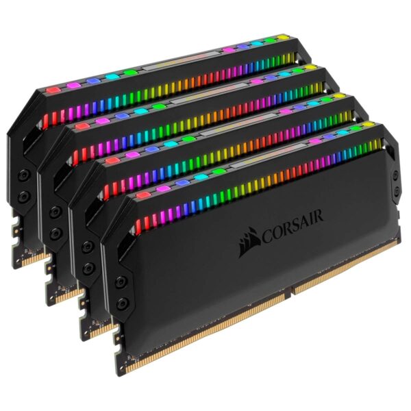 Corsair DOMINATOR PLATINUM RGB High Performance Desktop Memory Kit DDR4 4 x 16 GB, 3600 MHz, Black