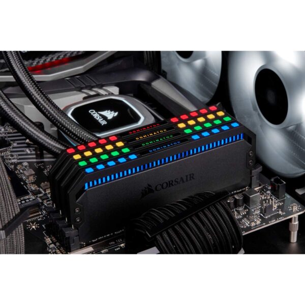 Corsair DOMINATOR PLATINUM RGB High Performance Desktop Memory Kit DDR4 4 x 16 GB, 3600 MHz, Black