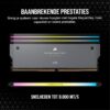 CORSAIR DOMINATOR TITANIUM RGB DDR5 32GB (2x16GB) DDR5 6000MHz CL30 AMD EXPO Intel XMP iCUE Compatible Computer Memory – Grey (CMP32GX5M2B6000Z30)