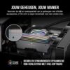CORSAIR DOMINATOR TITANIUM RGB DDR5 32GB (2x16GB) DDR5 6000MHz CL30 AMD EXPO Intel XMP iCUE Compatible Computer Memory – Grey (CMP32GX5M2B6000Z30)