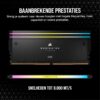 CORSAIR DOMINATOR TITANIUM RGB DDR5 RAM 48GB (2x24GB) DDR5 7200MHz CL36 Intel XMP iCUE Compatible Computer Memory - Black (CMP48GX5M2X7200C36)