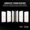 CORSAIR DOMINATOR TITANIUM RGB DDR5 RAM 64GB (2x32GB) DDR5 6600MHz CL32 Intel XMP iCUE Compatible Computer Memory - White (CMP64GX5M2X6600C32W)