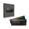 CORSAIR DOMINATOR TITANIUM RGB DDR5 RAM 64GB (2x32GB) DDR5 6600MHz CL32 Intel XMP iCUE Compatible Computer Memory - Black (CMP64GX5M2X6600C32)