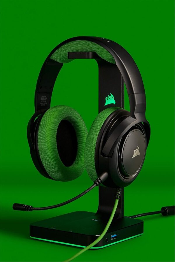 Corsair HS35 Stereo Gaming Headset (50 mm Neodymium luidsprekers, Afneembare unidirectionele microfoon, Vederlicht design, voor PC, XBOXOne, PS4, Nintendo Switch en mobiele...