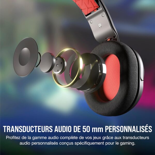 CORSAIR HS35 v2 Multiplatform Bedrade Gamingheadset – Flexibele Omnidirectionele Microfoon – Universele 3,5 mm-Aansluiting – PC, Mac, PS5, PS4, Xbox, Nintendo Switch, Mobiel –...