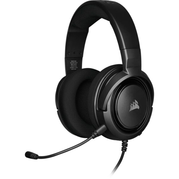 CORSAIR HS35 v2 Multiplatform Bedrade Gamingheadset – Flexibele Omnidirectionele Microfoon – Universele 3,5 mm-Aansluiting – PC, Mac, PS5, PS4, Xbox, Nintendo Switch, Mobiel –...