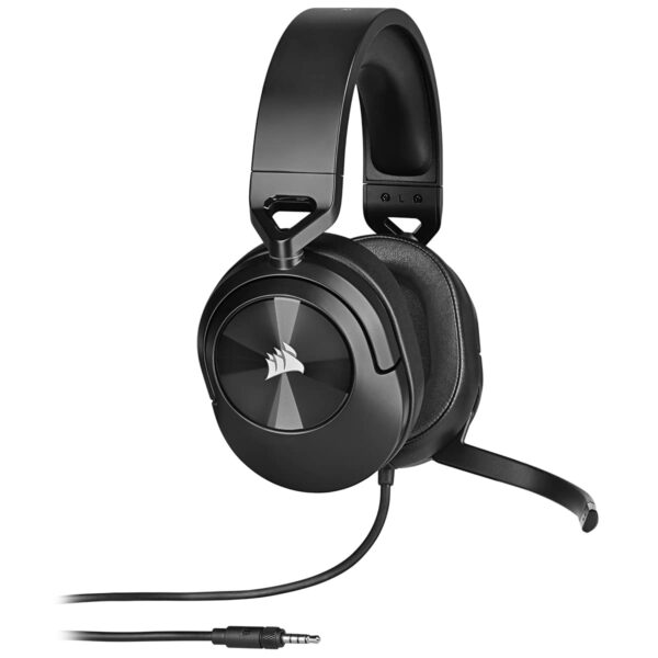 Corsair HS55 SURROUND Gamingheadset (Kunstlederen oorschelpen van traagschuim, Dolby Audio 7.1 surround sound op PC en Mac, Omnidirectionele microfoon, Multi-platform...