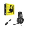 Corsair HS55 SURROUND Gamingheadset (Kunstlederen oorschelpen van traagschuim, Dolby Audio 7.1 surround sound op PC en Mac, Omnidirectionele microfoon, Multi-platform...