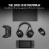 Corsair HS55 WIRELESS CORE Gaming-Headset - 2,4 Ghz Draadloos, Bluetooth bereik tot 15 meter, Lichtgewicht Constructie, Tempest 3D AudioTech Ondersteuning op PS5,...