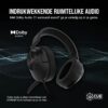 Corsair HS55 WIRELESS CORE Gaming-Headset - 2,4 Ghz Draadloos, Bluetooth bereik tot 15 meter, Lichtgewicht Constructie, Tempest 3D AudioTech Ondersteuning op PS5,...
