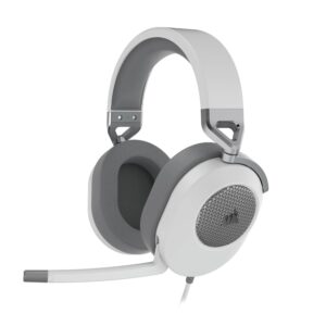 Corsair HS65 SURROUND Gamingheadset (Kunstlederen Oorschelpen van Traagschuim, Dolby Audio 7.1 Surround Sound op PC en Mac, SonarWorks SoundID, Compatibiliteit met Meerdere...