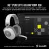 Corsair HS65 WIRELESS Gaming Headset - 2,4 GHz Draadloze of Bluetooth-Verbinding met een Lage Latentie, Dolby® Audio 7.1 Surround Sound, Lichtgewicht, Omnidirectionele Microfoon...