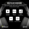 Corsair HS65 WIRELESS Gaming Headset - 2,4 GHz Draadloze of Bluetooth-Verbinding met een Lage Latentie, Dolby® Audio 7.1 Surround Sound, Lichtgewicht, Omnidirectionele Microfoon...