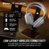 CORSAIR HS80 MAX WIRELESS Multiplatform Gaming Headset met Bluetooth – Dolby Atmos – Microfoon van Uitzendkwaliteit – iCUE Compatibel – PC, Mac, PS5, PS4, Mobiel – Wit