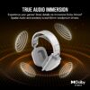 CORSAIR HS80 MAX WIRELESS Multiplatform Gaming Headset met Bluetooth – Dolby Atmos – Microfoon van Uitzendkwaliteit – iCUE Compatibel – PC, Mac, PS5, PS4, Mobiel – Wit