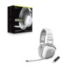 CORSAIR HS80 MAX WIRELESS Multiplatform Gaming Headset met Bluetooth – Dolby Atmos – Microfoon van Uitzendkwaliteit – iCUE Compatibel – PC, Mac, PS5, PS4, Mobiel – Wit