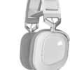 Corsair HS80 RGB USB Premium Gamingheadset met Dolby 7.1 Surround Sound (Microfoon van Uitzendkwaliteit, Oorschelpen van Traagschuim, Hifi-Geluid, Robuuste Constructie) Wit